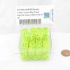 Electric Yellow Vortex Dice with Green Pips D6 12mm (1/2in) Pack of 50 Wondertrail view 1