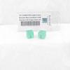 Light Green Borealis Dice Luminary with Gold Numbers D6 Aprox 16mm (5/8in) Pack of 2 Wondertrail view 1