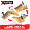 Tech Deck, Jump N Grind X-Connect Park Creator, Customizable and Buildable Ramp Set with Exclusive Fingerboard, Kids Toy for Ages 6 and up view 3