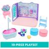 Gabbys Dollhouse, Primp and Pamper Bathroom with Mercat Figure, 3 Accessories, 3 Furniture and 2 Deliveries, Kids Toys for Ages 3 and up view 3