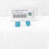 Teal Borealis Dice Luminary with Gold Numbers D8 Aprox 16mm (5/8in) Pack of 2 Wondertrail view 1