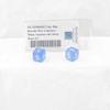 Sky Blue Borealis Dice Luminary with White Numbers D6 Aprox 16mm (5/8in) Pack of 2 Wondertrail view 1