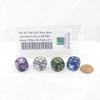 Navy Dice Assorted Colors with Pips 16mm (5/8in) D6 Pack of 4 Wondertrail view 1