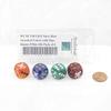 Navy Dice Assorted Colors with Pips 16mm (5/8in) D6 Pack of 4 Wondertrail view 3