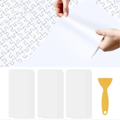 20 Puzzle Saver Sheets, No Mess Glue Done in Seconds