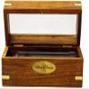 Captains' Telescope Blackened Finish Fully Extended 15" | Nautical Spyglass Antique Mounted Solid Brass 15 Inch Pirate Telescope with Wooden Box view 2