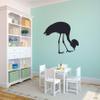 Long Neck Dragon Silhouette Drawing Design Cute Decoration Vinyl Wall Art Wall Sticker Wall Decal Design Home Wall Room Dcor for Kids Room Boys Nursery Infant Toddler Room Design (10x10 inch) view 1