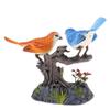 LEIPUPA 2 Birds Sound Activated Chirping Toy with Pen Holder for Desk Decor view 1