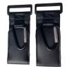 2pcs Baby Stroller Hook for Mommy,Hooks for Shopping Bags & Diaper Bags & Hanging Purses,Velcro Hook Clip Stable,Shopping Bag Holder,Up to 4kgs (Black) view 1