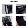2pcs Baby Stroller Hook for Mommy,Hooks for Shopping Bags & Diaper Bags & Hanging Purses,Velcro Hook Clip Stable,Shopping Bag Holder,Up to 4kgs (Black) view 3