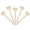 MIHEY 36 Pcs Wooden Hammers for Chocolate, Wood Mallets for Breakable Heart, Small Mallets Crab Hammers view 1