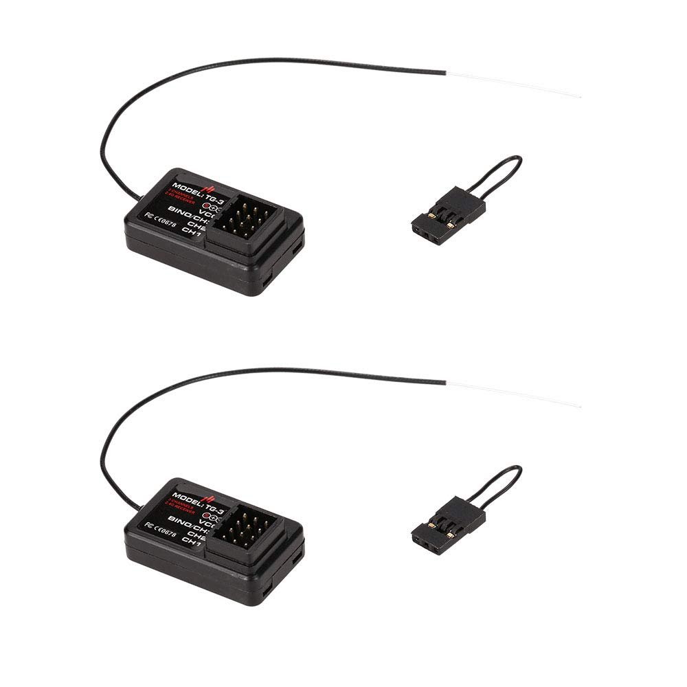 GoolRC 2pcs TG-3 2.4G 3CH Surface Receiver for TG3 AUSTAR AX5S Transmitter RC Car Boat
