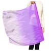 Winged Sirenny 32" Flowy Spinning Silk Flag Poi, Church Praise Prophetic Worship Adoration Dance Banner, Dance Poi Streamer, Beginners Practice Play Silk (purple fading) view 1