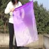 Winged Sirenny 32" Flowy Spinning Silk Flag Poi, Church Praise Prophetic Worship Adoration Dance Banner, Dance Poi Streamer, Beginners Practice Play Silk (purple fading) view 4