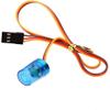 WONFAST RC Car Police Flash Light, 360 Rotation 5 Modes Ultra Bright LED Strobe Lights Compatible with 1/8 1/10 RC Mode Truck Car Accessory(2Pack Blue) view 3