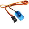 WONFAST RC Car Police Flash Light, 360 Rotation 5 Modes Ultra Bright LED Strobe Lights Compatible with 1/8 1/10 RC Mode Truck Car Accessory(2Pack Blue) view 4
