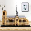 Notre Dame De Paris World Famous Micro Building Blocks Collection Model Architecture Sets for Adults 7380 PCS, Ideas DIY Mini Bricks Kit present for Ages 14+ view 3