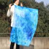 Winged Sirenny 32" Flowy Spinning Silk Flag Poi, Church Praise Prophetic Worship Adoration Dance Banner, Dance Poi Streamer, Beginners Practice Play Silk (Blue Moon) view 4