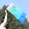 Winged Sirenny 32" Flowy Spinning Silk Flag Poi, Church Praise Prophetic Worship Adoration Dance Banner, Dance Poi Streamer, Beginners Practice Play Silk (Seacoast) view 2