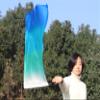 Winged Sirenny 32" Flowy Spinning Silk Flag Poi, Church Praise Prophetic Worship Adoration Dance Banner, Dance Poi Streamer, Beginners Practice Play Silk (Seacoast) view 4