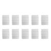20Pcs Worm Gears, Bettomshin 6x2x4mm/0.24x0.08x0.16"(ODxIDxT)102A 0.5Modulus Plastic Gear, White High Rotating Speed Wide Uses for Pulley Belt RC Motor Hand DIY Car Kit view 4