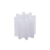 50Pcs Worm Gears, Bettomshin 8x2x4.5mm/0.31x0.08x0.18"(ODxIDxT)142A 0.5Modulus Plastic Gear, White High Rotating Speed Wide Uses for Pulley Belt RC Motor Hand DIY Car Kit view 1