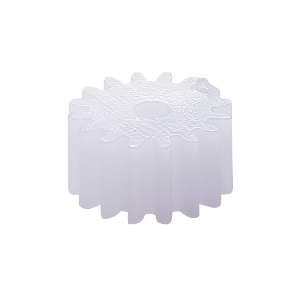 40Pcs Worm Gears, Bettomshin 9x2x5mm/0.35x0.08x0.2"(ODxIDxT)162A 0.5Modulus Plastic Gear, White High Rotating Speed Wide Uses for Pulley Belt Shaft Robot RC Motor Worm Crown Hand DIY Car Kit