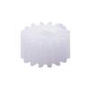 40Pcs Worm Gears, Bettomshin 9x2x5mm/0.35x0.08x0.2"(ODxIDxT)162A 0.5Modulus Plastic Gear, White High Rotating Speed Wide Uses for Pulley Belt Shaft Robot RC Motor Worm Crown Hand DIY Car Kit view 1