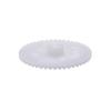 10Pcs Worm Gears, Bettomshin 25x2x4.4mm/0.98x0.08x0.17"(ODxIDxT)482A 0.5Modulus Plastic Gear, White High Rotating Speed Wide Uses for Pulley Belt Shaft Robot RC Motor Worm Crown Hand DIY Car Kit view 1