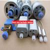 10Pcs Worm Gears, Bettomshin 25x2x4.4mm/0.98x0.08x0.17"(ODxIDxT)482A 0.5Modulus Plastic Gear, White High Rotating Speed Wide Uses for Pulley Belt Shaft Robot RC Motor Worm Crown Hand DIY Car Kit view 3