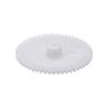 Bettomshin 50Pcs Plastic Gear 562A 0.5 Modulus Pulley Belt Shaft Robot RC Motor Hand DIY Mechanical Parts Kit White view 1