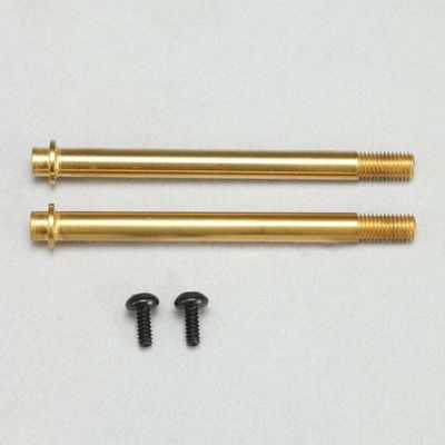 Yokomo YZ-2DTM3/CAL3 X30 Short Rear Shock Shafts (2) (Titanium Coated) YOKS4-S2MT