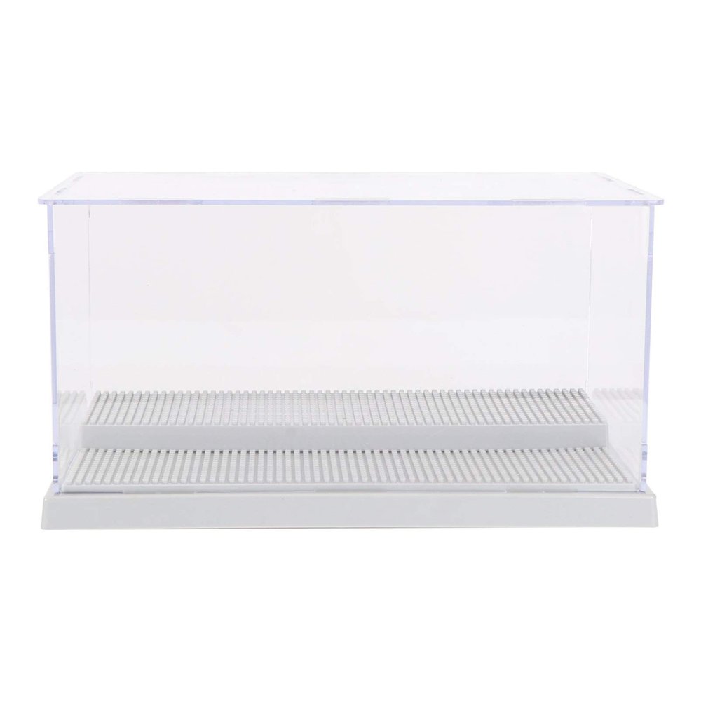 Cabilock 1pc Acrylic Model Storage Box High Transparency Display Case for Collectibles Design for Figures and Models Convenient Bottom Opening
