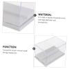 Cabilock 1pc Acrylic Model Storage Box High Transparency Display Case for Collectibles Design for Figures and Models Convenient Bottom Opening view 4