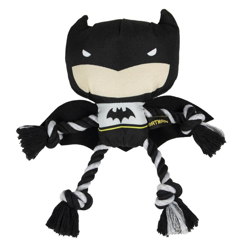 Cerd - for Fan Pets | Dental Rope Plush Batman - Official Licensed by DC Comics