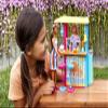 Barbie Loves The Ocean Playset, Beach Shack with 18+ Accessories Including Stools, Food & More, Made from Recycled Plastics view 2