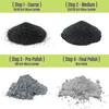 WireJewelry Madagascar Rock Tumbler Refill Kit - 3 Lbs. of Madagascar Stone Mix and 2 Batches of 4 Step Abrasive Grit and Polish view 3