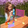 Barbie Loves The Ocean Beach-Themed Playset, with Volleyball Net & Accessories, Made from Recycled Plastics, Gift for 3 to 7 Year Olds view 2