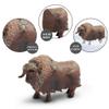 Mini Tudou 12 Pcs Farm Toy Set 3.34'',Multicolor Cow Animal Figurines Cool Cake Topper & Exhibits for Ages 3 4 5 Boys&Girls view 3