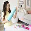 Barbie Color Reveal Foam! Doll & Pet Friend with 25 Surprises: Scented Bubble Solution, Outfits, Hair Extension, Accessories, Kid Bracelet & Charm Hidden in Sand; Sunny Watermelon-Theme view 2