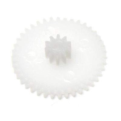 Bettomshin 10Pcs Plastic Gear 40102B 0.5 Modulus Pulley Belt Shaft Robot RC Motor Hand DIY Mechanical Parts Kit White