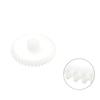 Bettomshin 10Pcs Plastic Gear 40102B 0.5 Modulus Pulley Belt Shaft Robot RC Motor Hand DIY Mechanical Parts Kit White view 2