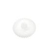 Bettomshin 10Pcs Plastic Gear 40102B 0.5 Modulus Pulley Belt Shaft Robot RC Motor Hand DIY Mechanical Parts Kit White view 4