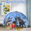 Ai-Uchoice Dinosaur Kids Play Tent, Dinosuar Toys for Kids Indoor and Outdoor Fun Pop Up Playhouse Tent, A Gift Tent for Boys & Girls view 3