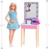Barbie Big City, Big Dreams Malibu Roberts Doll (11.5-in, Blonde) and Backstage Dressing Room Playset with Accessories, Gift for 3 to 7 Year Olds view 2
