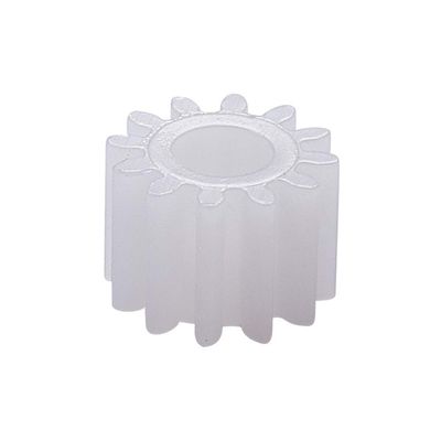 10Pcs Worm Gears, Bettomshin 7x3x5mm/0.28x0.12x0.2"(ODxIDxT)123A 0.5Modulus Plastic Gear, White High Rotating Speed Wide Uses for Pulley Belt RC Motor Hand DIY Car Kit