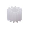10Pcs Worm Gears, Bettomshin 7x3x5mm/0.28x0.12x0.2"(ODxIDxT)123A 0.5Modulus Plastic Gear, White High Rotating Speed Wide Uses for Pulley Belt RC Motor Hand DIY Car Kit view 1