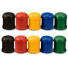 YYYUE 5 Dice Cups,Comfortable Dice Cup Set Concave-Convex Level, Plastic Material is Durable and Durable, Home Party Dice Rolling Game,10 view 1