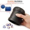 YYYUE 5 Dice Cups,Comfortable Dice Cup Set Concave-Convex Level, Plastic Material is Durable and Durable, Home Party Dice Rolling Game,10 view 2