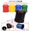 YYYUE 5 Dice Cups,Comfortable Dice Cup Set Concave-Convex Level, Plastic Material is Durable and Durable, Home Party Dice Rolling Game,10 view 3
